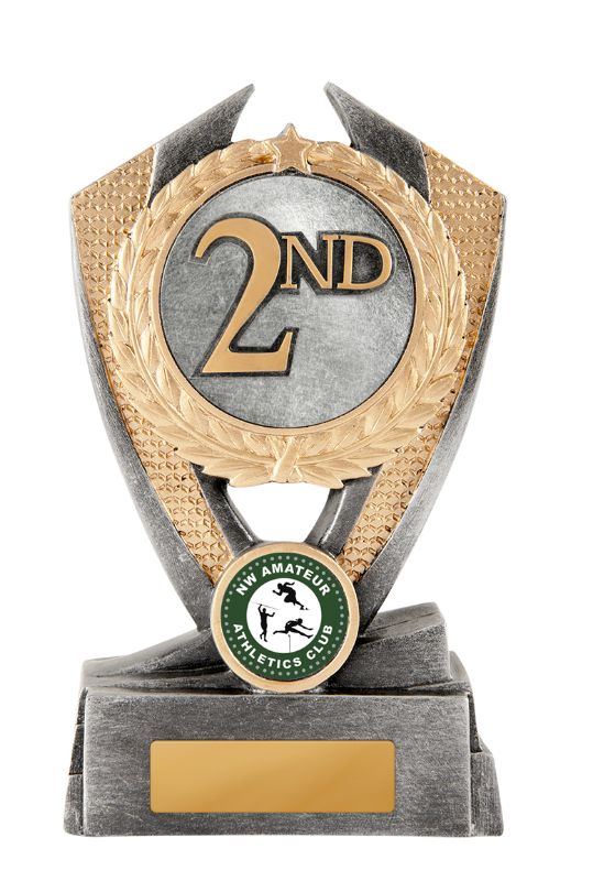 S23-4008 Hero Shield - Athletics 15cm