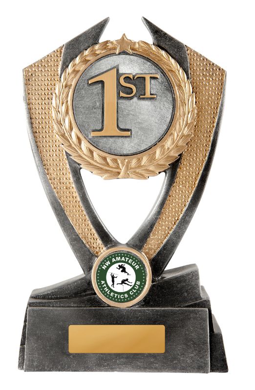 S23-4009 Hero Shield - Athletics 17.5cm
