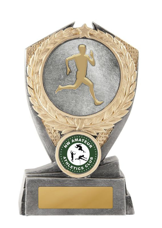 S23-4107 Hero Shield - Athletics 12.5cm