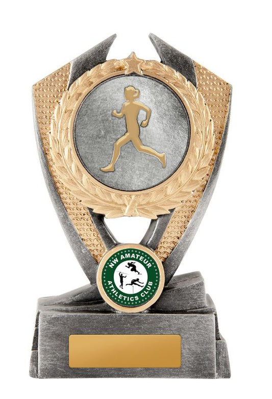 S23-4111 Hero Shield - Athletics 15cm