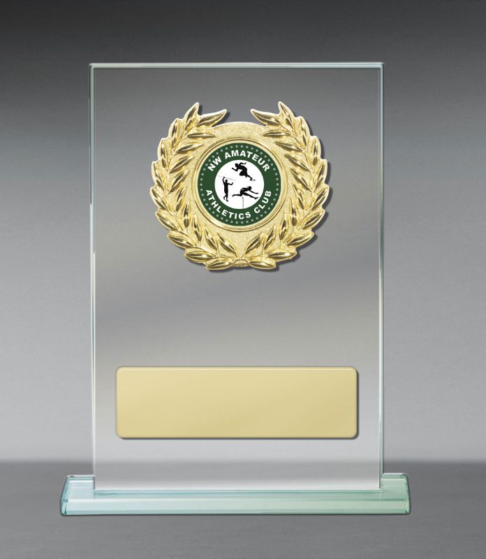 S23-4416 Metal Trim on Glass 15cm
