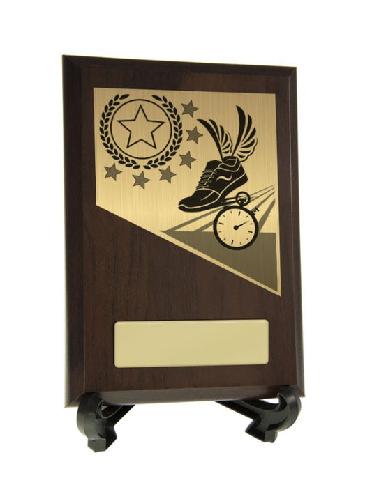 S23-4418 Plaque with Athletics Trim 15.5cm