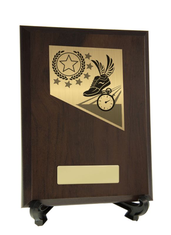 S23-4420 Plaque with Athletics Trim 20cm