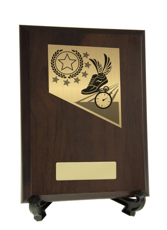 S23-4420 Plaque with Athletics Trim 20cm