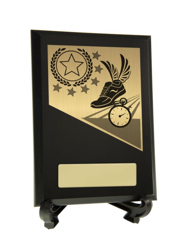 S23-4421 Plaque with Athletics Trim 15.5cm