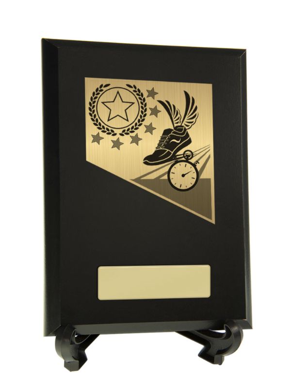 S23-4422 Plaque with Athletics Trim 17.5cm