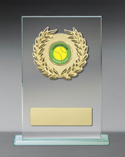 S23-5232 Metal Trim on Glass 17cm