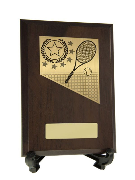 S23-5234 Plaque with Tennis Trim 17.5cm