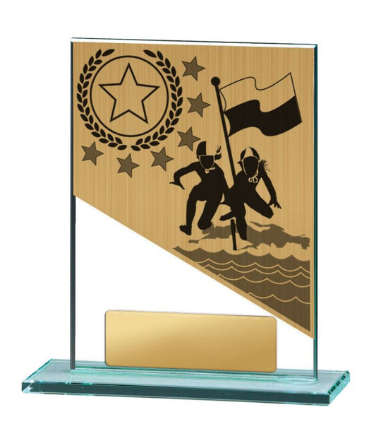 S23-6023 Lifesaving Theme on Glass 13cm