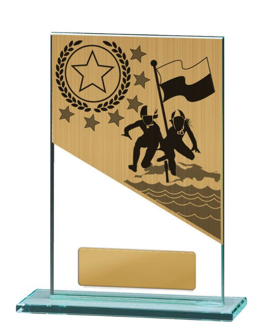 S23-6024 Lifesaving Theme on Glass 15cm