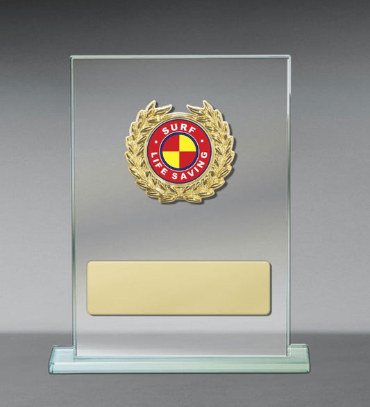 S23-6026 Metal Trim on Glass 13cm