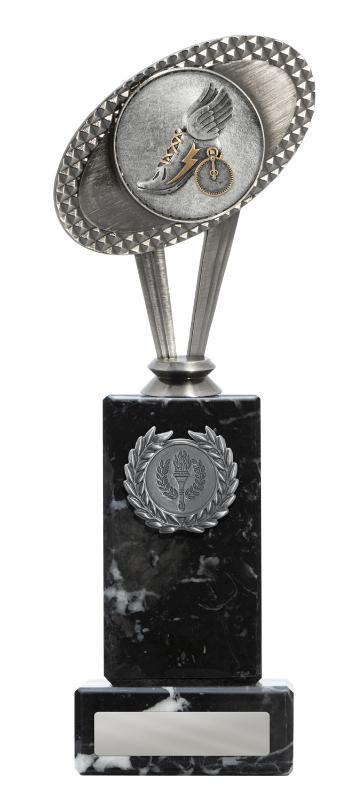 S24-10813 Athletics Figure on Column 25cm
