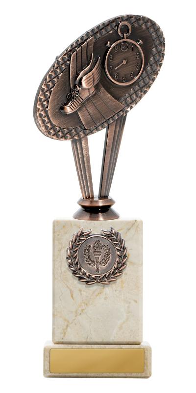 S24-10903 Athletics Figure on Column 22.5cm
