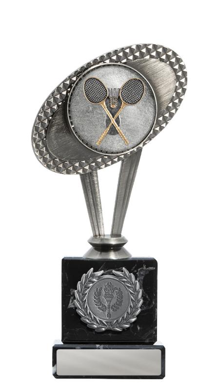 S24-11102 Badminton Figure on Column 20cm