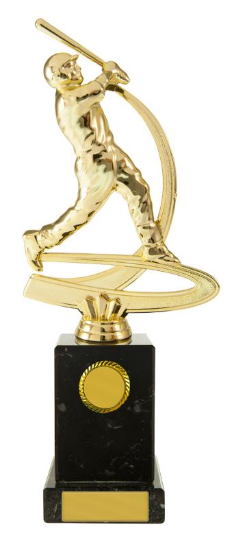 S24-11608 Baseball Figure Male on Column 24.5cm