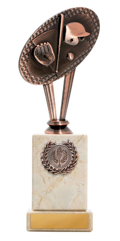 S24-11612 Baseball Figure on Column 22.5cm