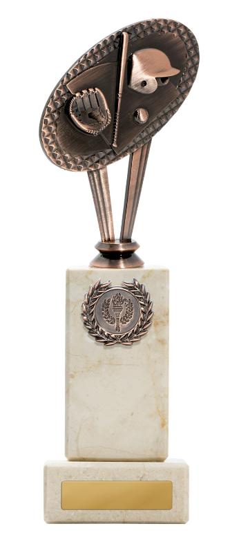 S24-11613 Baseball Figure on Column 25cm