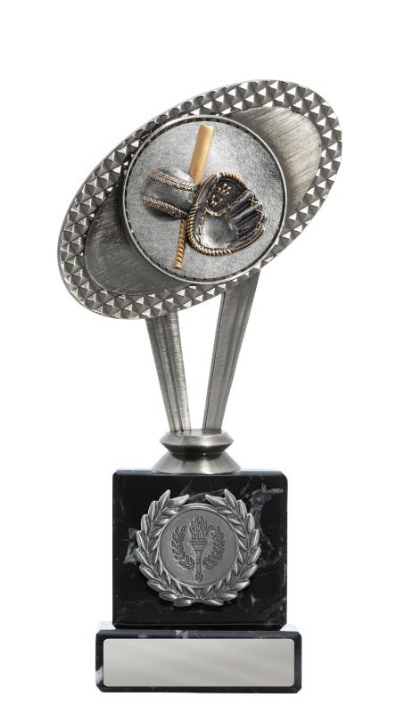 S24-11615 Baseball Figure on Column 20cm