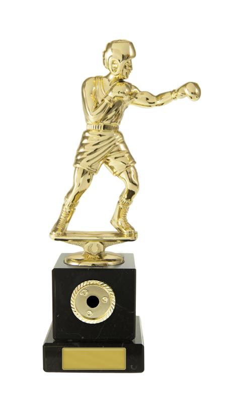 S24-11814 Boxing Figure on Column 20cm