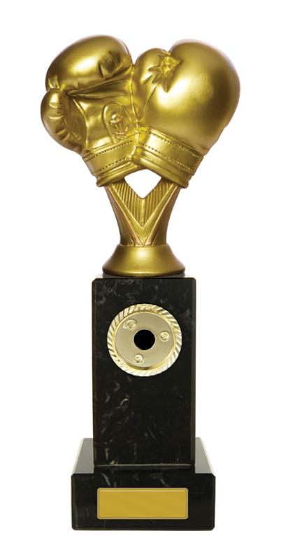 S24-11820 Boxing Figure on Column 23.5cm