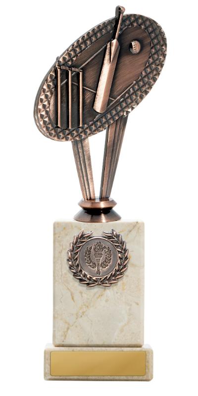S24-12203 Cricket Figure on Column 22.5cm