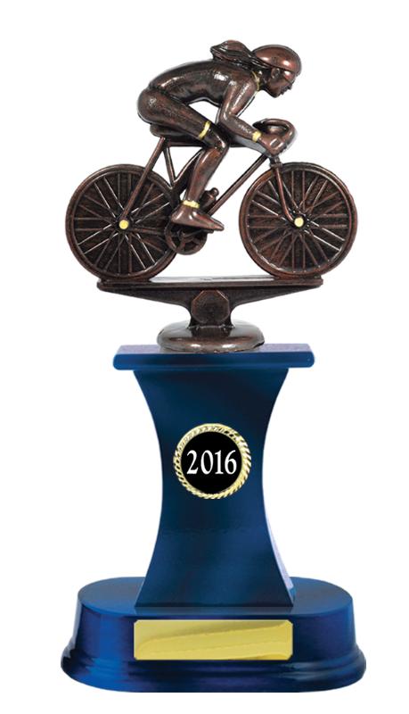 S24-13208 Cycling Fig. on Column 25.5cm