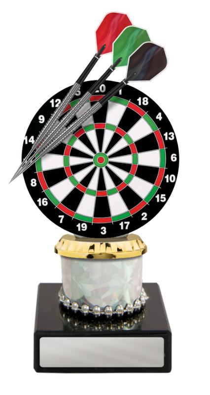 S24-13309 Acrylic Darts on Column 17.3cm