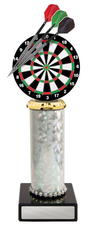 S24-13312 Acrylic Darts on Column 24.8cm