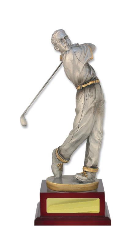 S24-13808 Golf Fig. Male on Base 24.5cm