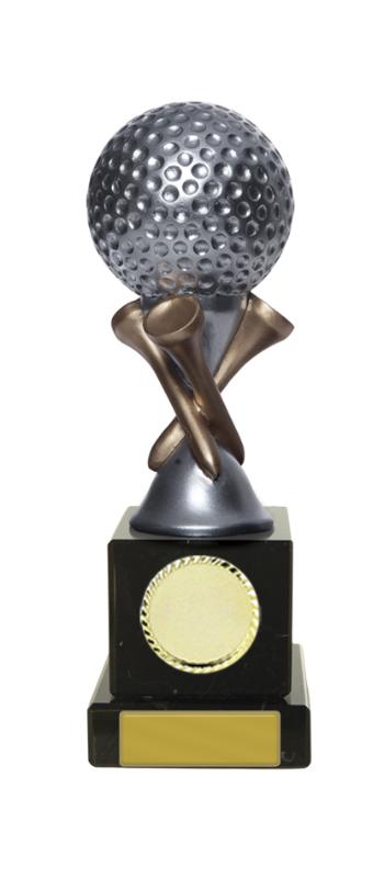 S24-13902 Golf Figure on Column 20cm
