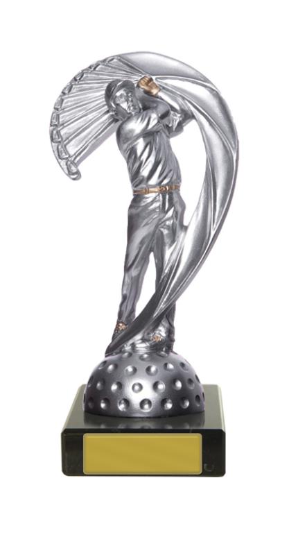 S24-13905 Golf Figure on Base 15cm