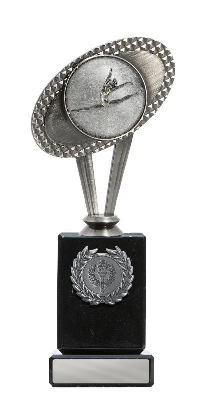 S24-14103 Metal Gymnastics Theme on Column 22.5cm