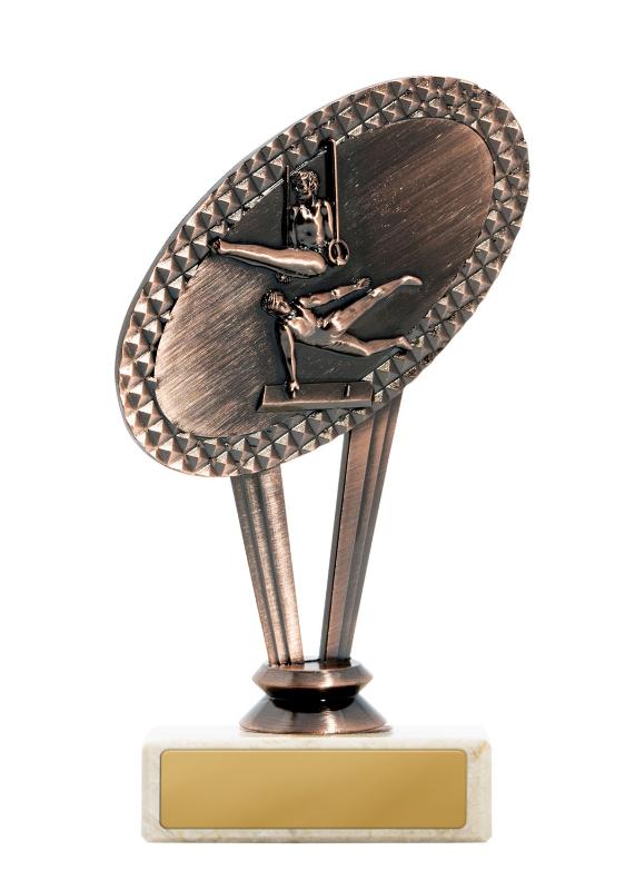S24-14105 Metal Male Gymnastics Theme on Base 15cm