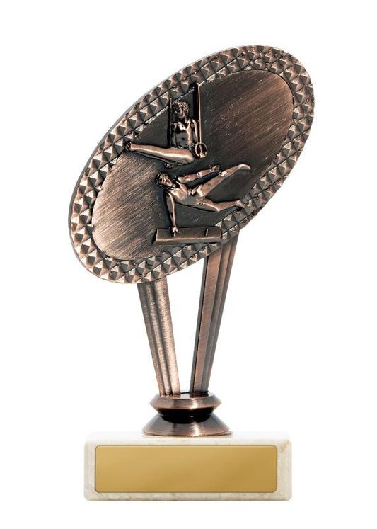 S24-14105 Metal Male Gymnastics Theme on Base 15cm