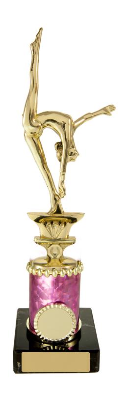 S24-14202 Gymnast on Column 18cm