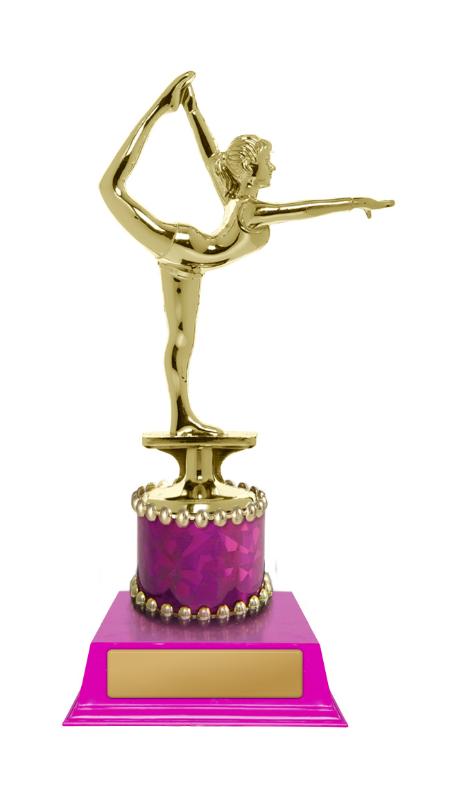 S24-14301 Gymnastics Figure on Base 15cm