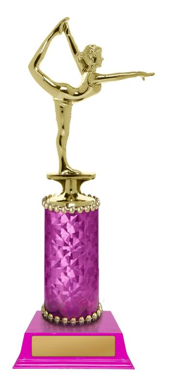 S24-14303 Gymnastics Figure on Base 20.4cm