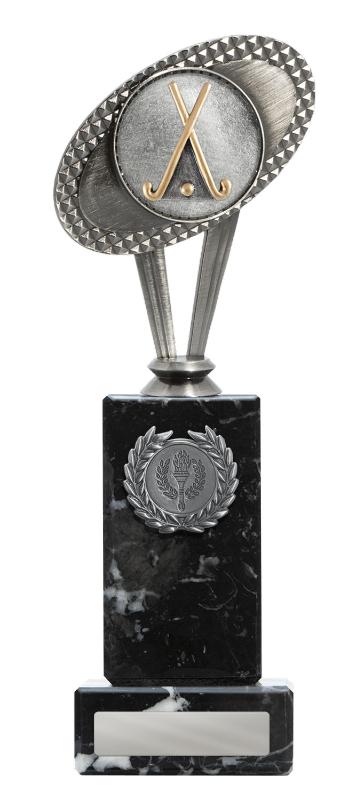 S24-14604 Metal Hockey Theme on Column 25cm