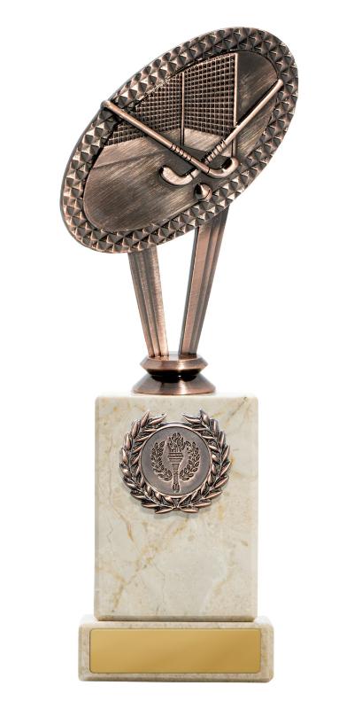S24-14607 Metal Hockey Theme on Column 22.5cm