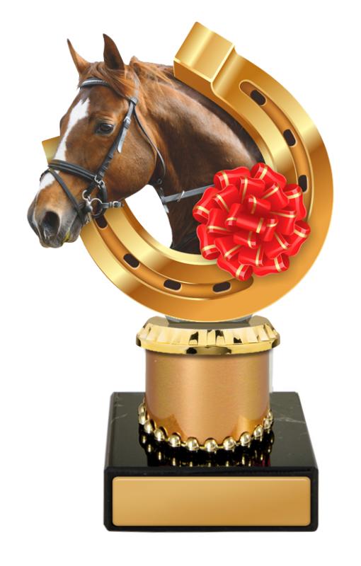 S24-14801 Acrylic Horse on Column 15.7cm