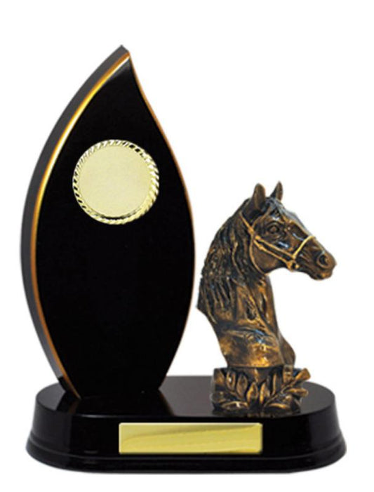 S24-15010DK Timber Buildup Horses Male 23cm