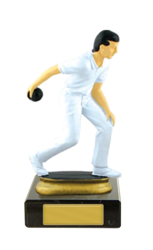S24-15101 Lawn Bowls Figure on Base 13.5cm