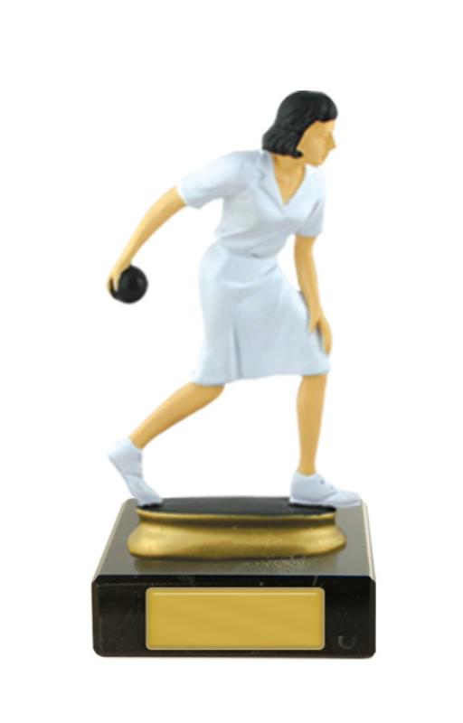 S24-15105 Lawn Bowls Figure on Base 13.5cm