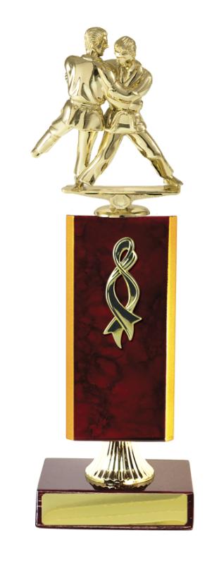S24-15518CH Timber Buildup Martial Arts 29.2cm