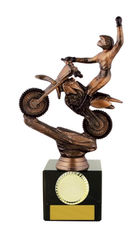 S24-16104 Moto-X Bike on Column 22.5cm