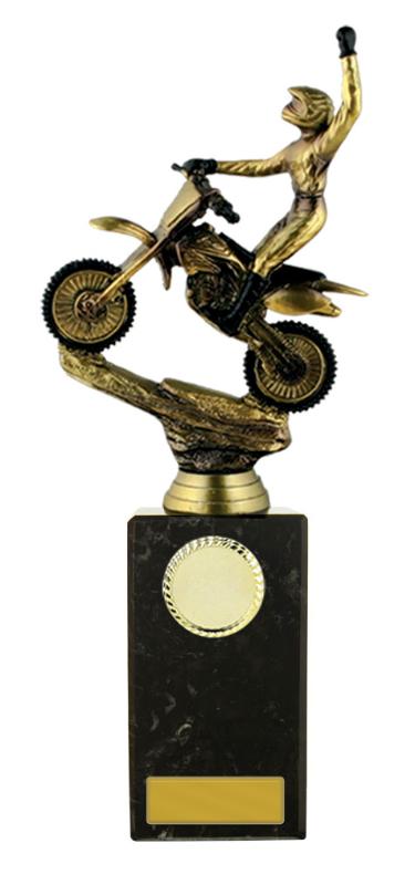 S24-16106 Moto-X Bike on Column 27.5cm