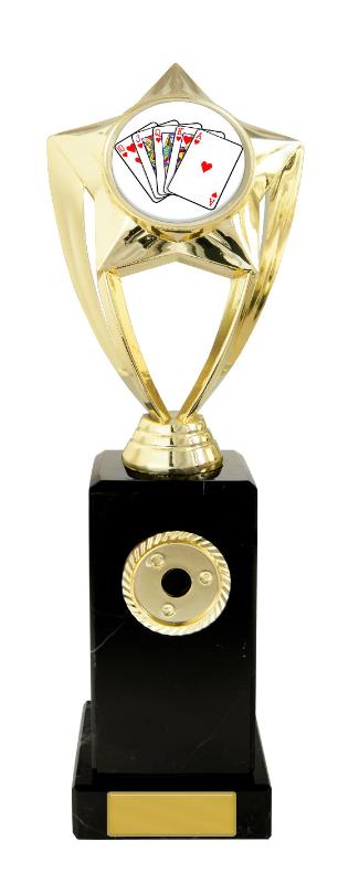 S24-16715 Plastic Poker Theme on Column 25.5cm
