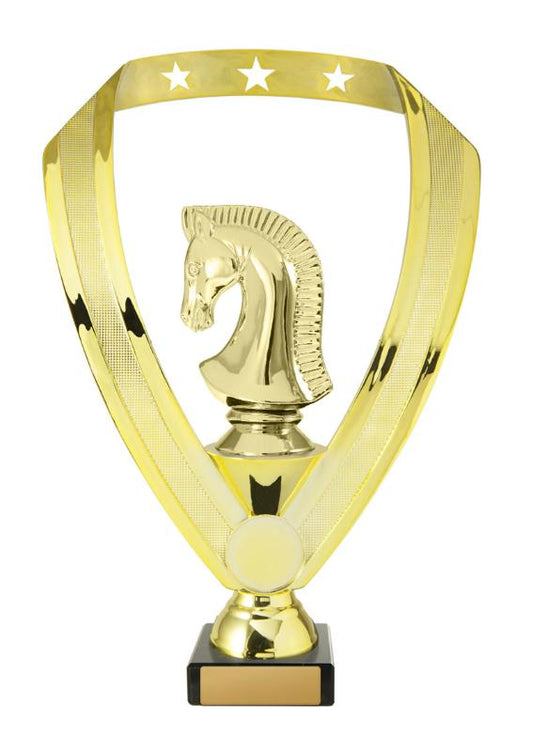 S24-16801 Chess Knight on Base 24cm