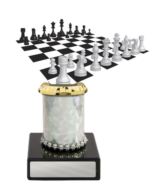 S24-16814 Chess Figurine on Column 14.5cm