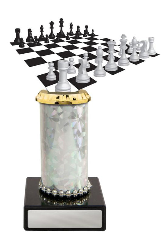 S24-16815 Chess Figurine on Column 17cm